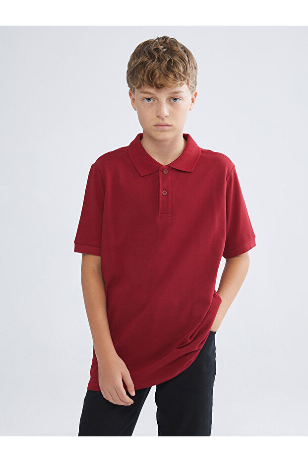 Polo Neck Boy T-Shirt
