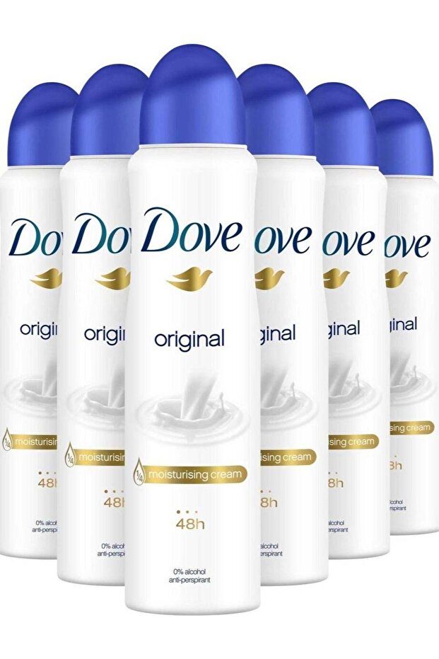 Original Anti-Perspirant Deodorant Spray 6 x 250ml, 48 Hour Protection
