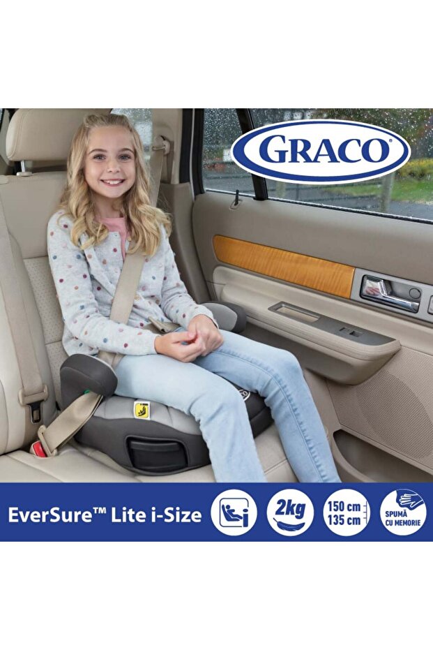 EverSure Lite i-Size Car Booster Cherry - 5