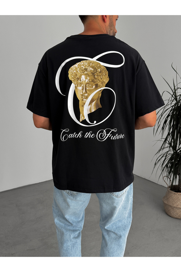 Siyah Sırt Baskılı Future T-Shirt C-063 - 1