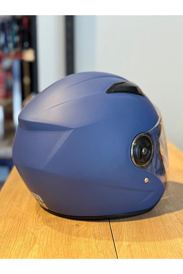 Yarım Kask Mavi Ece Belgeli - 3