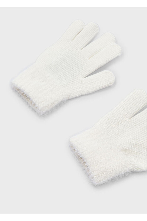 Kız Çocuk Tüylü Örme Eldiven 10063 - 2