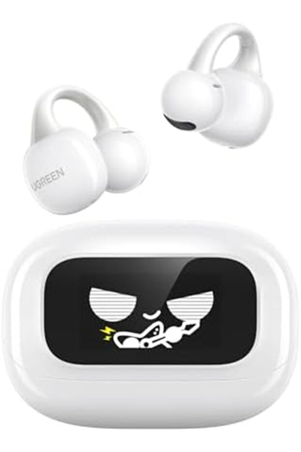 ClipBuds Magic, Bluetooth Earbuds with Fun Smart Display, Custom Wallpaper, Open-Ear Earphone - 2