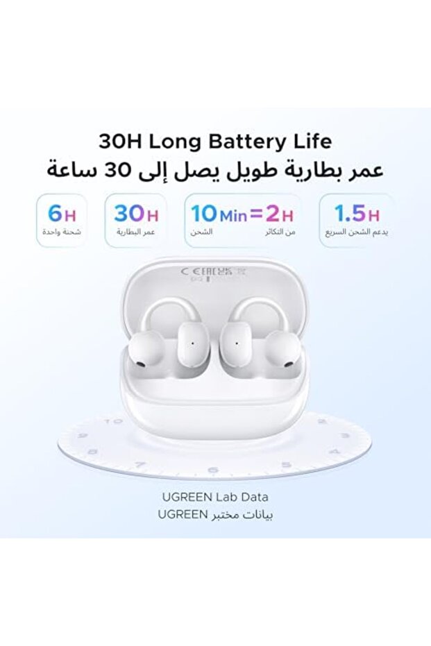 ClipBuds Magic, Bluetooth Earbuds with Fun Smart Display, Custom Wallpaper, Open-Ear Earphone - 6