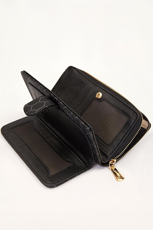 Siyah Çift Gözlü Cüzdan - 2