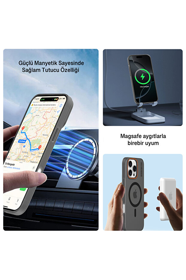 حافظة KLEIN صلبة غير لامعة متوافقة مع Magsafe لهاتف iPhone 16 Pro Max - 7