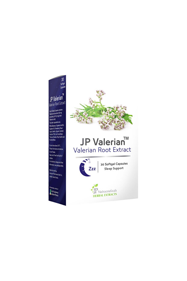 جي بي فاليريان يساعد علي النوم 30 كبسولة-JP VALERIAN 30 CAPSULES