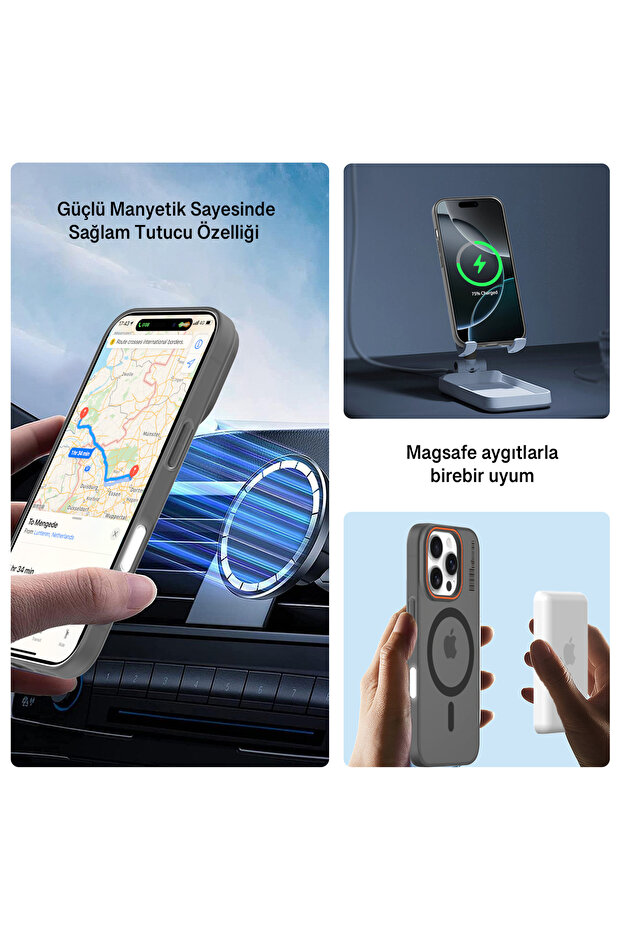 حافظة KLEIN صلبة غير لامعة متوافقة مع تقنية Magsafe لهاتف iPhone 16 Pro - 7