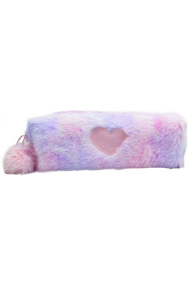 Taros Ponpon Heart Plush Pen Box