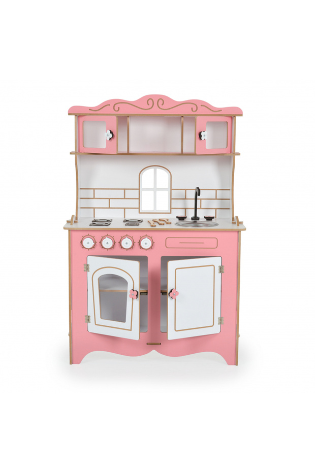 Rosey wooden kitchen