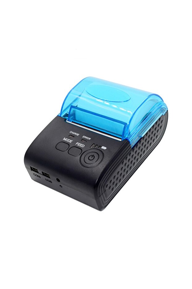 Portable bluetooth thermal printer, 58mm, XL roll, Windows, Android, IOS, USB, COM - 9
