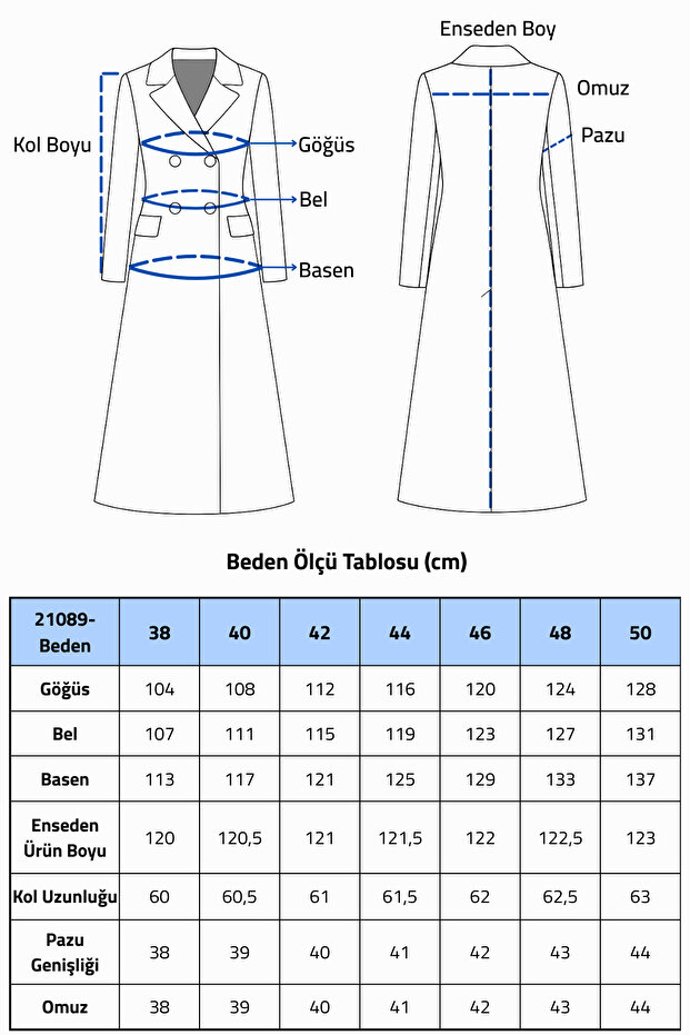 Uzun Camel Trençkot - 7