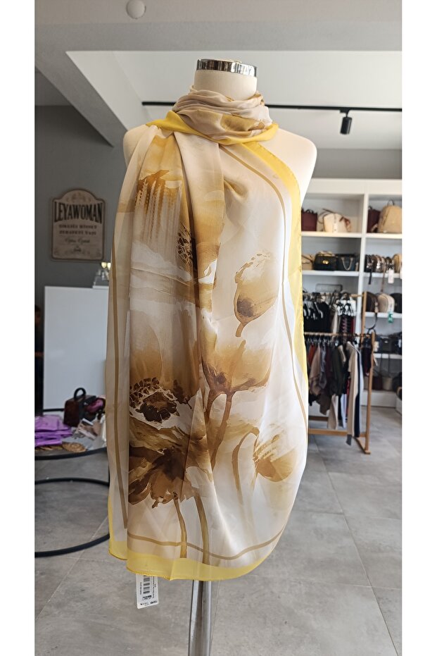 Thin Oamuk Vual Shawl Butter Yellow / Butter Yellow