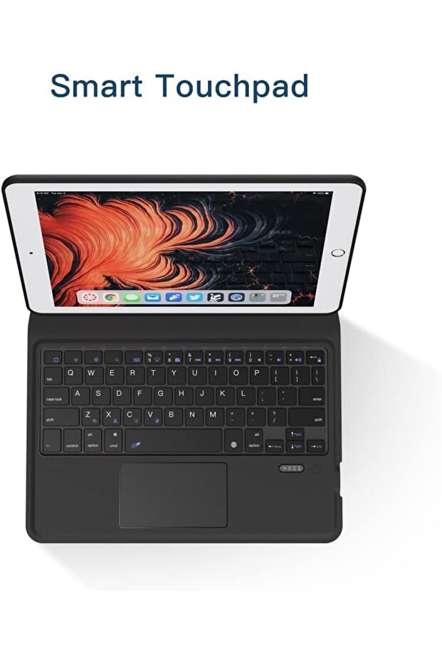 New Case Compatible for 10.2 8th/7th for 2020/2019 iPad Keyboard Case with Trackpad - Folio Cover fo - 6