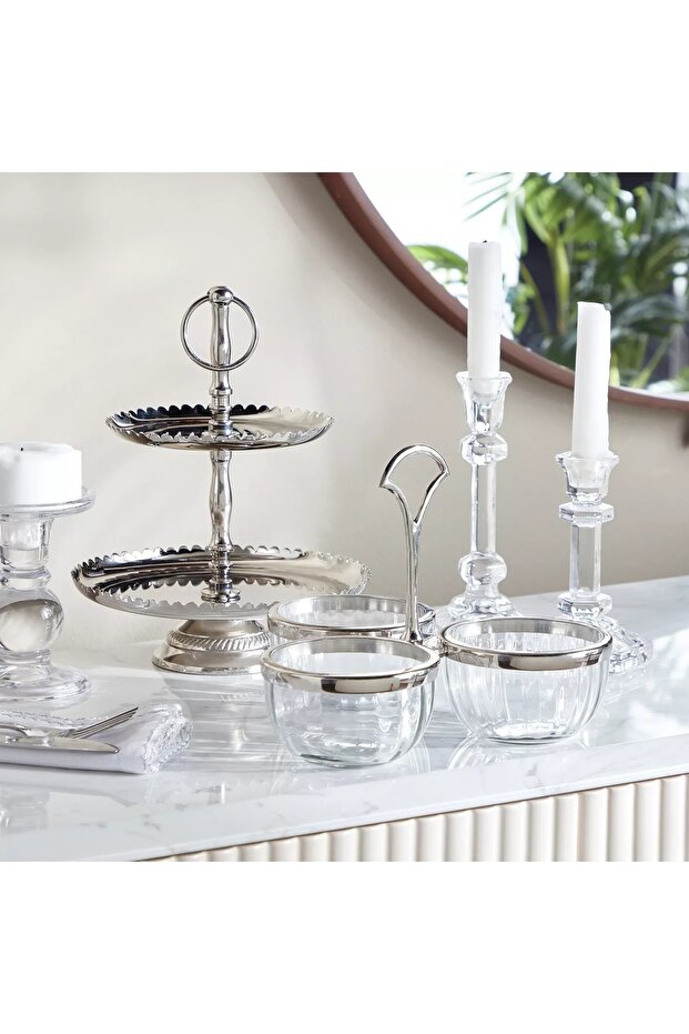 Terreno Two-Tier Cake Stand - 1
