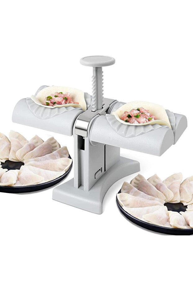 آلة صنع الزلابية الجديدة، قالب صانع الزلابية الأوتوماتيكي برأسين منزليين، قالب صنع الزلابية - 1