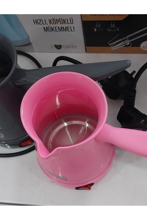 plastik pembe cezve - 2