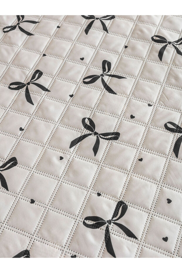 Sparkling Selections from Shining Store |   Bow Patterned Double Bedspread 200X220 cm - 4