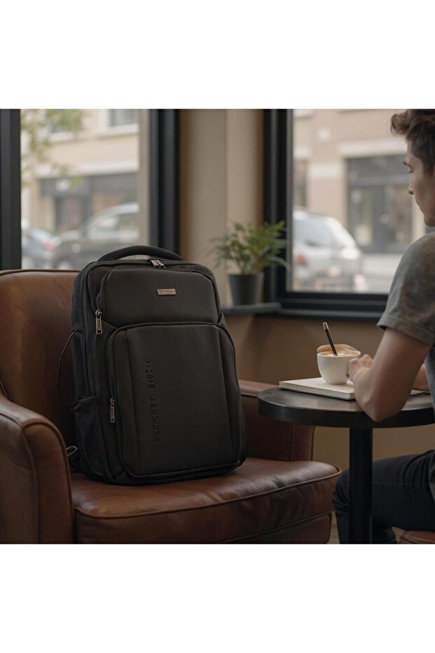 شنطة ظهر قماش ذكية بمنفذ USB - 1