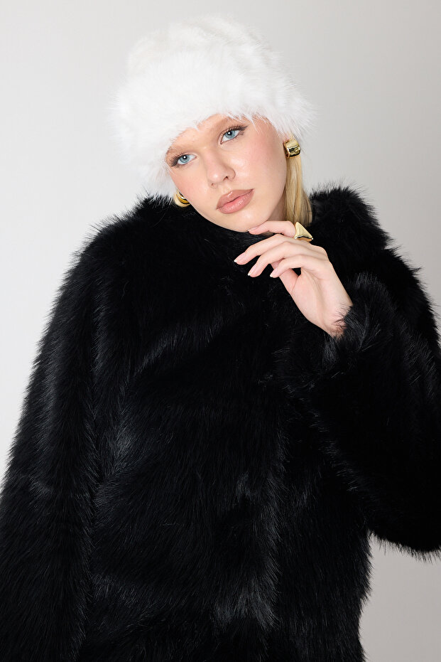 قبعة فرو فاخرة - 5