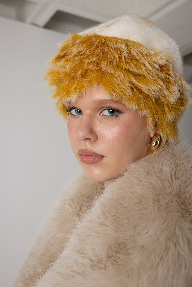 قبعة فرو فاخرة - 7
