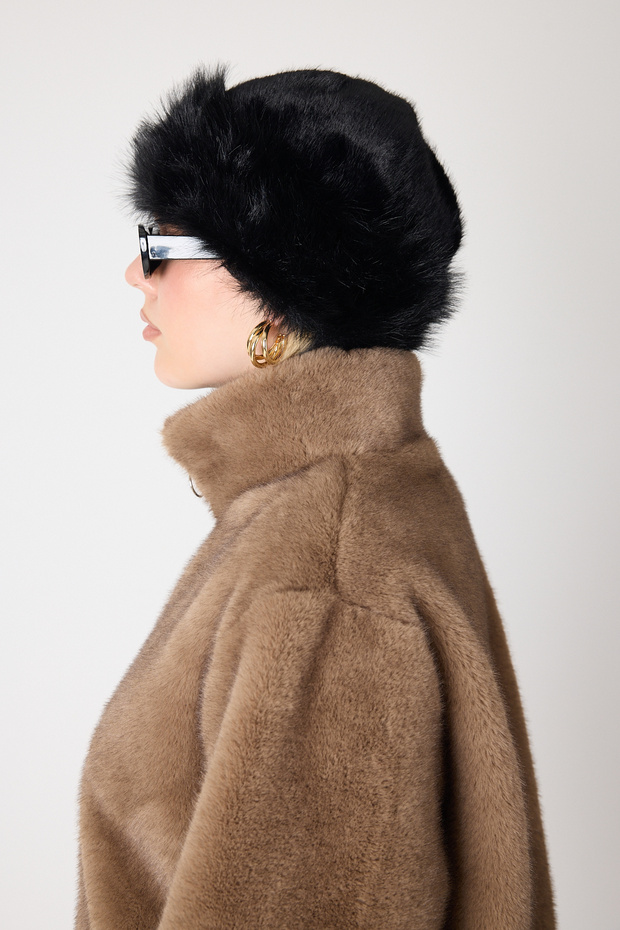 قبعة فرو فاخرة - 6