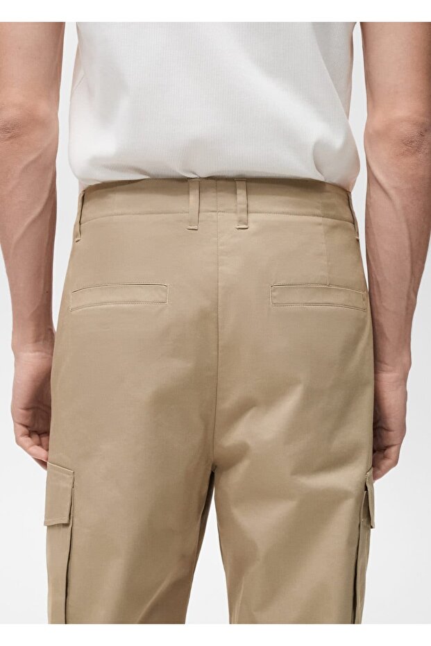 Rahat kesim kargo pantolon - 8