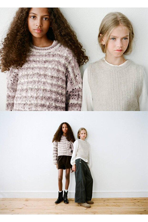 Kırçıllı triko kazak - 3