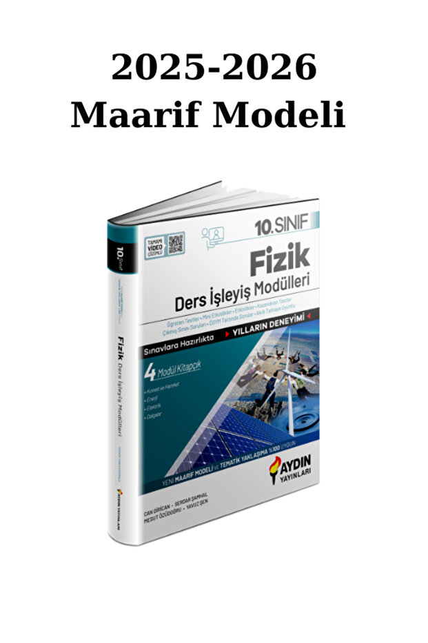 Aydın Yayınları 10. Sınıf Fizik Ders İşleyiş Modülleri 2025/26 Maarif modeli - 1