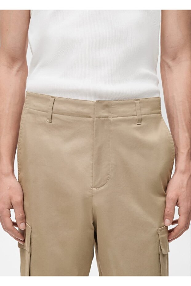 Rahat kesim kargo pantolon - 5