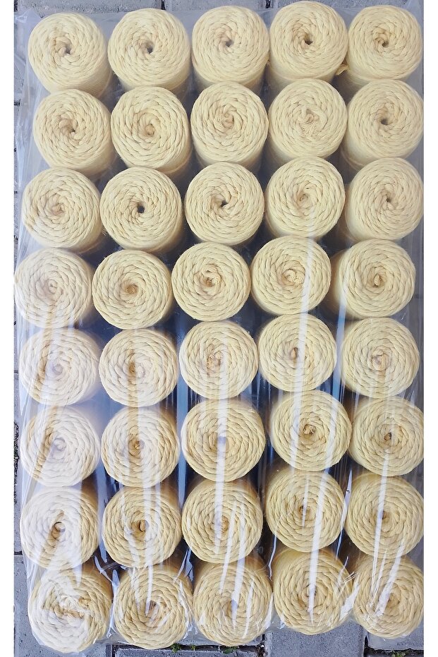 Taranabilir makrome 10 kg 250 gr 40 Adet Sarı - 1