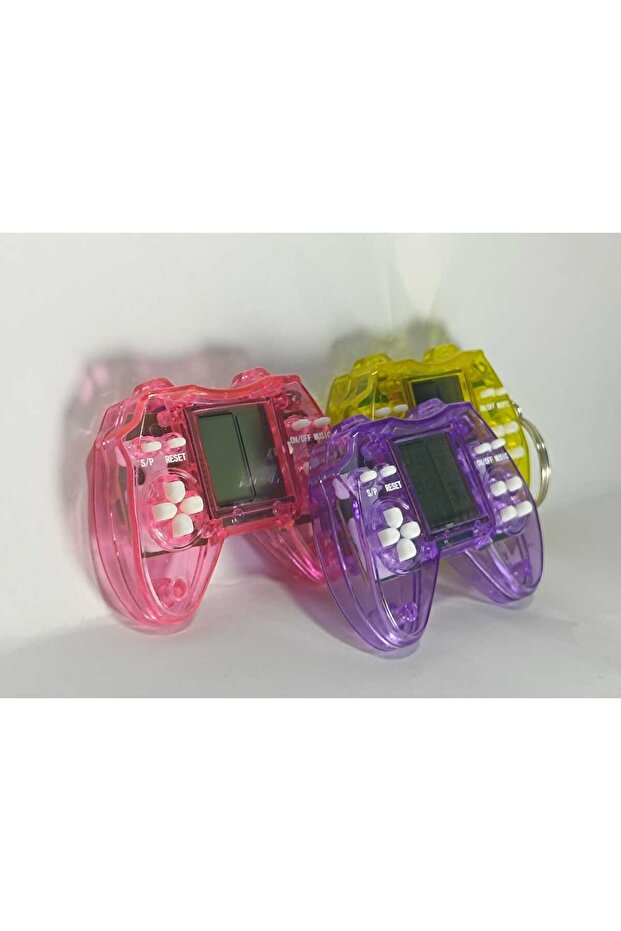 Pavili Mini Retro Tetris Game Gamepad Keychain - Toy with Color Lcd Screen - 3