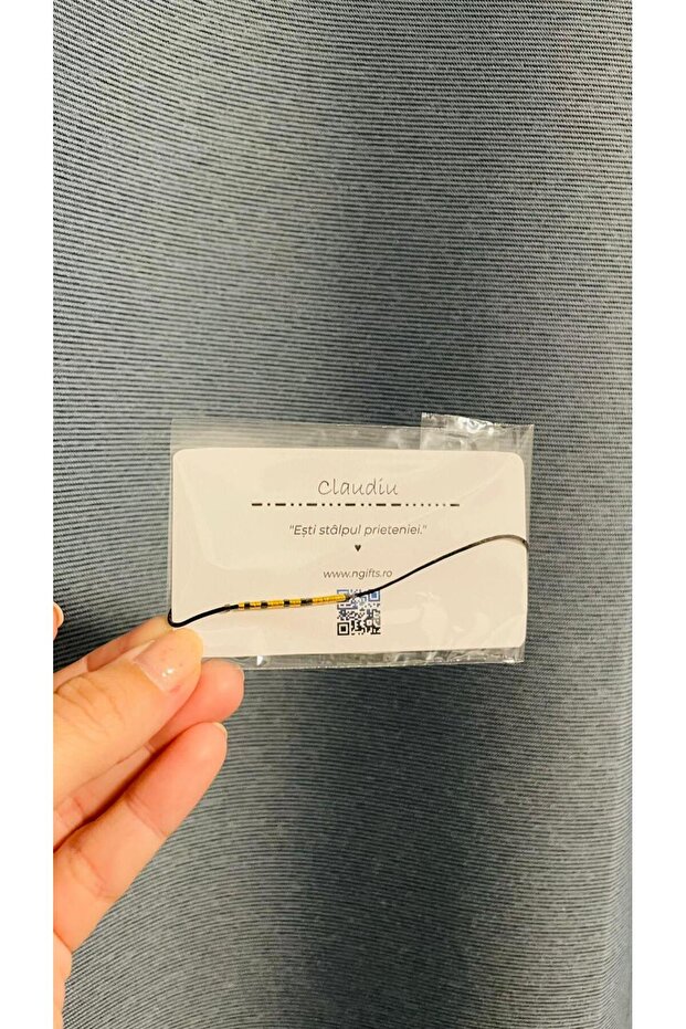 Morse Code Bracelet - Claudiu - 1