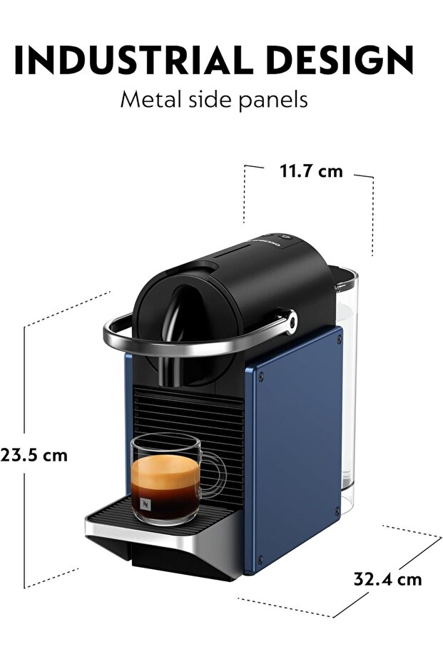 Pixie C coffee machine by Nespresso, Dark Blue - UAE Version - 8