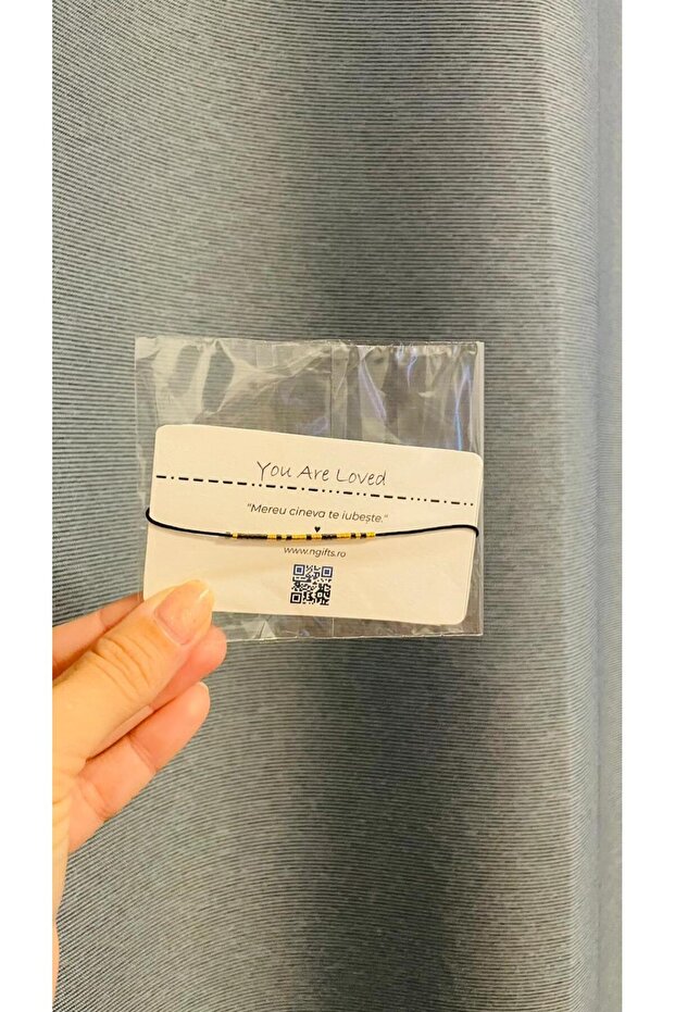 Morse Code Bracelet - You are loved - 1