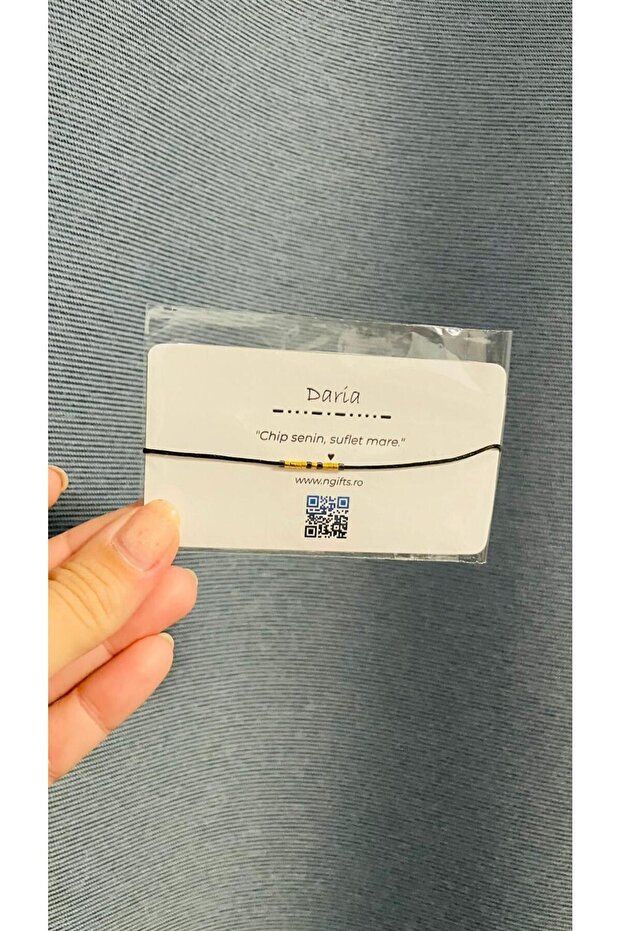 Morse Code Bracelet - Daria - 1