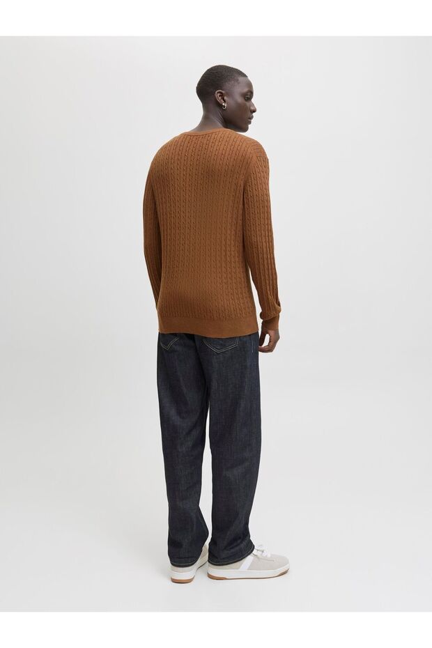 Strickpullover Einfarbig Strickpullover - 3