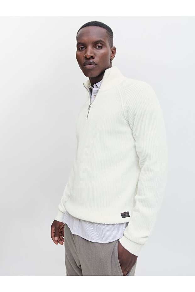 Strickpullover Einfarbig Strickpullover - 7