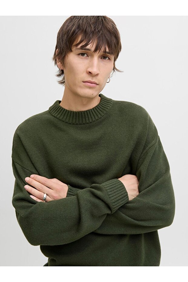 Strickpullover Einfarbig Strickpullover - 7