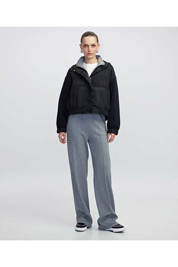 Triko mix elastik bel mont - 2