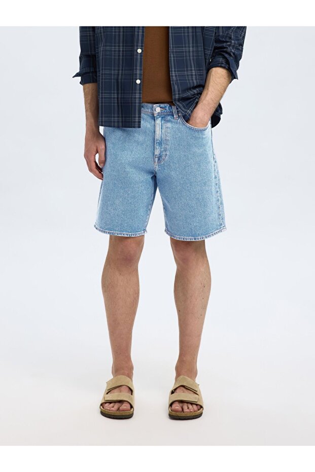 Jeansshorts Hellblaue - 1