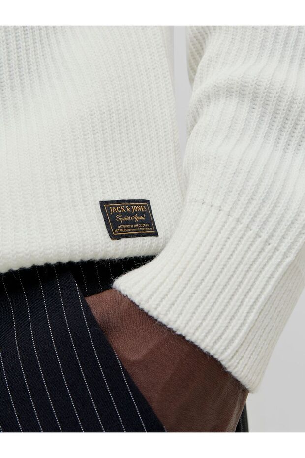 Strickpullover Einfarbig Strickpullover - 5