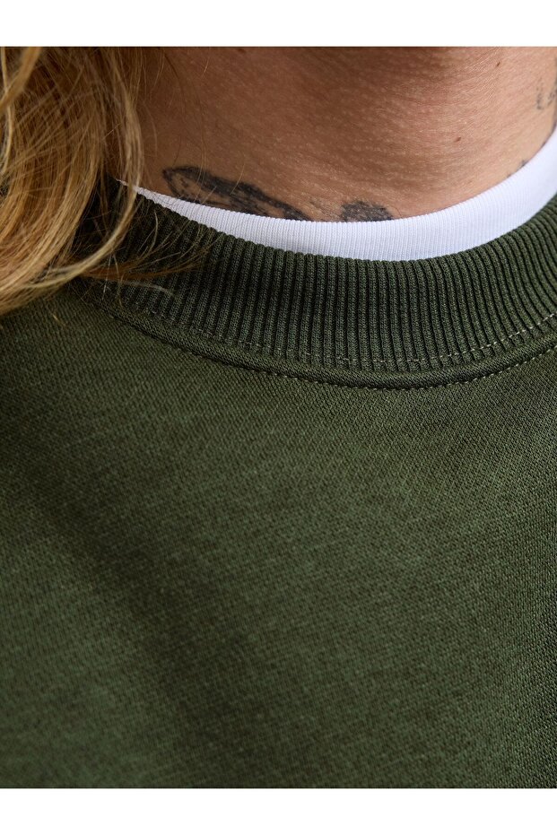 Sweatshirt Einfarbig Sweatshirt - 5