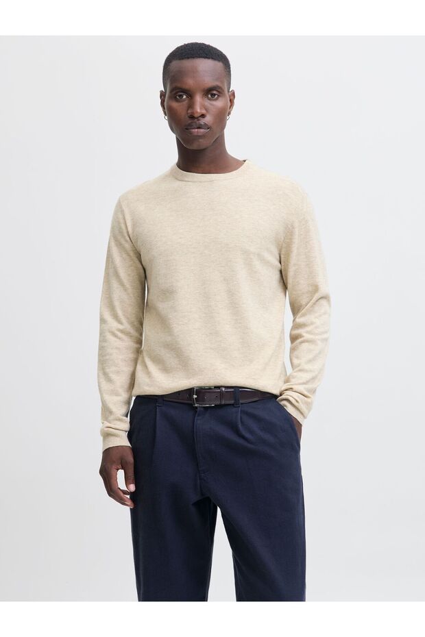 Strickpullover Einfarbig Strickpullover - 1