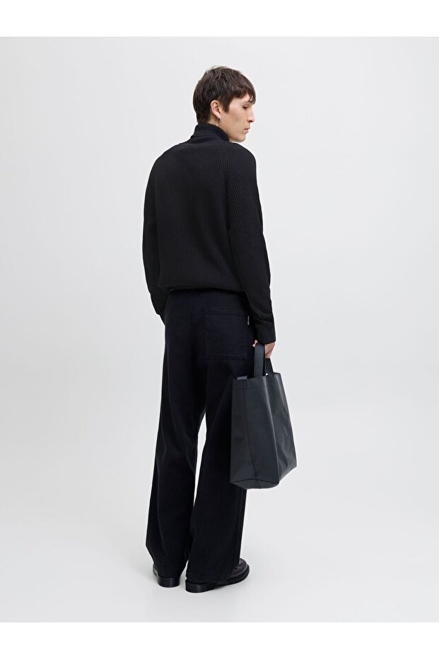 Strickpullover Einfarbig Strickpullover - 3