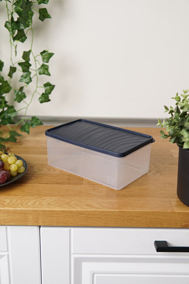 حاوية تخزين للتجميد العميق، سعة 2.1 لتر، لون أزرق - 2