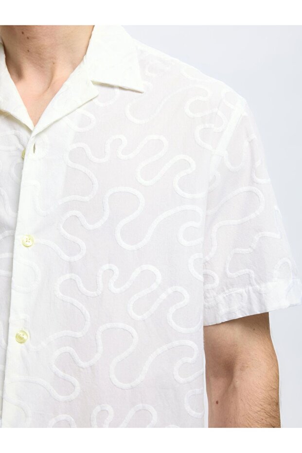 Kurzarmhemd Besticktes - 5