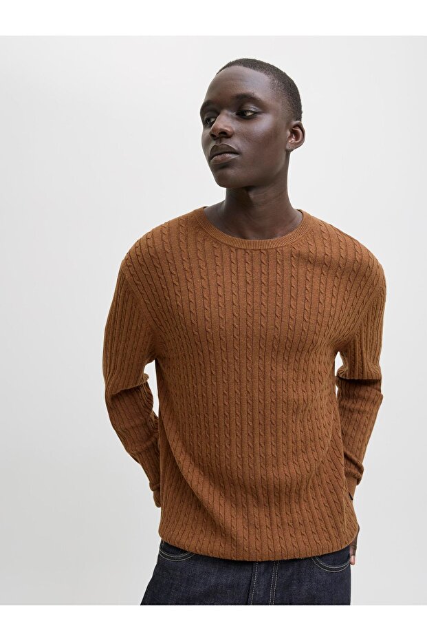 Strickpullover Einfarbig Strickpullover - 7