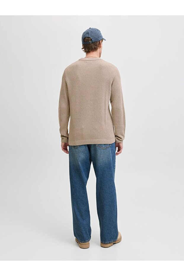 Strickpullover Einfarbig Strickpullover - 4