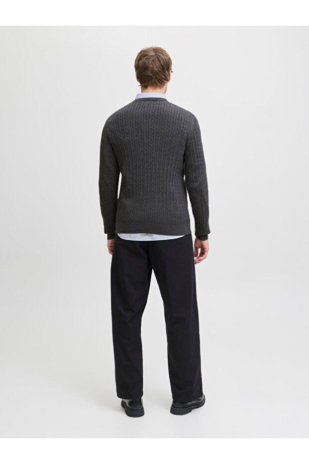 Strickpullover Einfarbig Strickpullover - 3